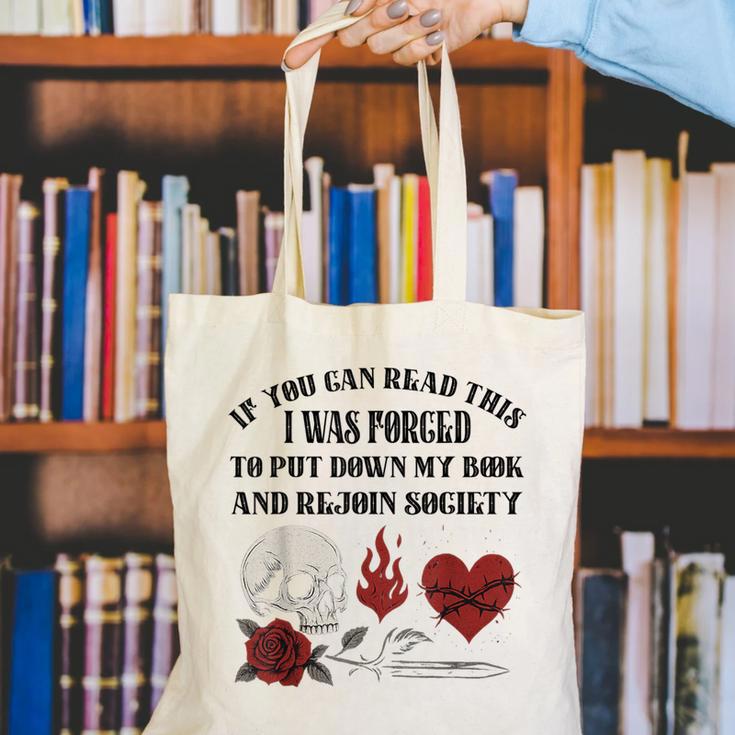 Dark Romance Bookish Merch Put My Book Down Spicy Book Women Canvas Tote Bag
