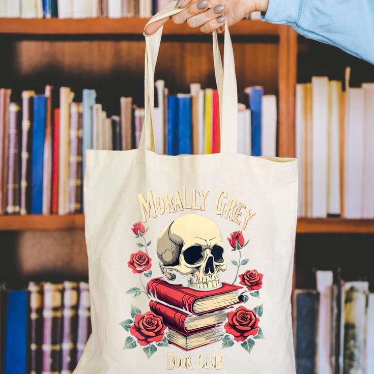 Dark Romance Romantasy Smutty Book Lover Morally Grey Merch Canvas Tote Bag Dark Romance Romantasy Smutty Book Lover Morally Grey Merch Canvas Tote Bag