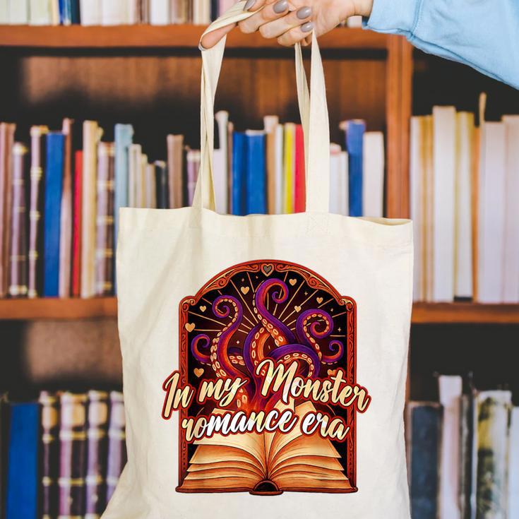 Dark Romance Smut Reader Spicy Book In My Monster Romance Canvas Tote Bag