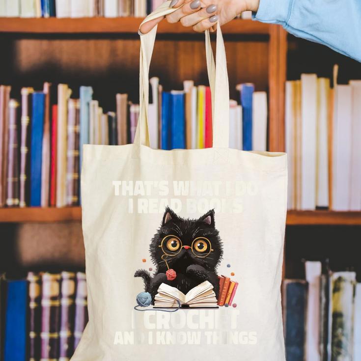Das Ist Es Was Ich Tue Ich Lese Books Crochet And Canvas Tote Bag