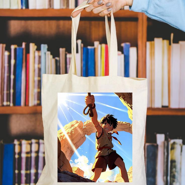 David And Goliath Bible Book Samuel King David Anime Manga Canvas Tote Bag