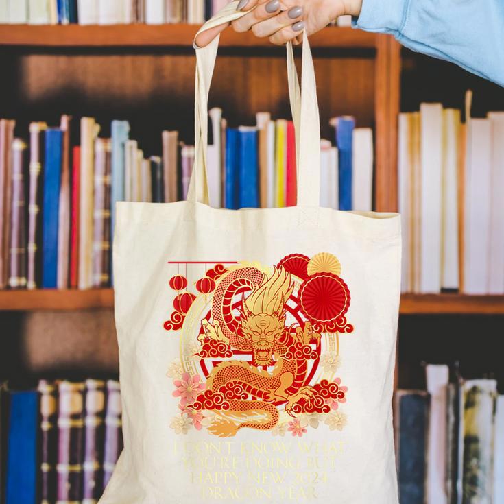 I Dont Know What Youre Doing Chinese New Year Introvert Canvas Tote Bag