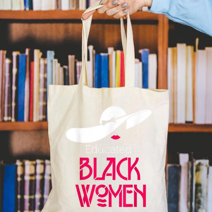 Educated Women Graduation Shirt Canvas Tote Bag