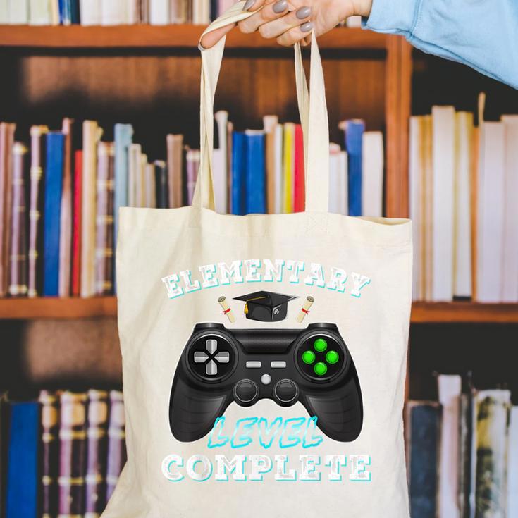 Elementary School Level Complete Gamer Graduation Canvas Tote Bag