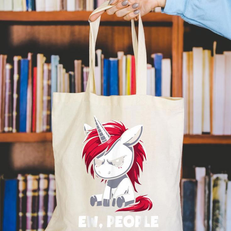 Ew People Unicorn Sarcastic Humor Introvert Canvas Tote Bag Ew People Unicorn Sarcastic Humor Introvert Canvas Tote Bag