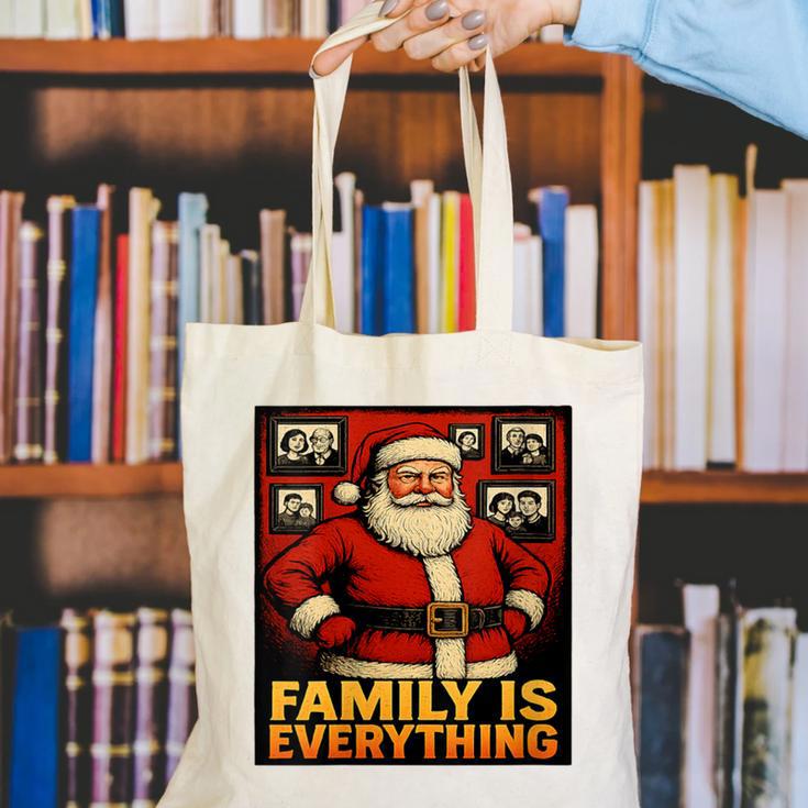 Family Christmas Retro Santa Holiday Nostalgia Vibes Canvas Tote Bag Family Christmas Retro Santa Holiday Nostalgia Vibes Canvas Tote Bag