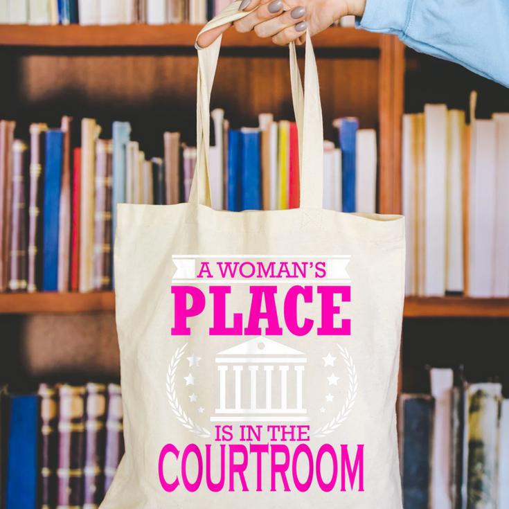 Female Lawyer Women Law Student Graduation Bar Exam Canvas Tote Bag