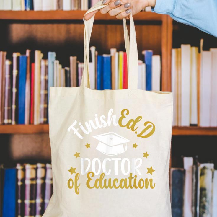 FinishEdD Doctor Of Education Graduation EdD Graduate Canvas Tote Bag