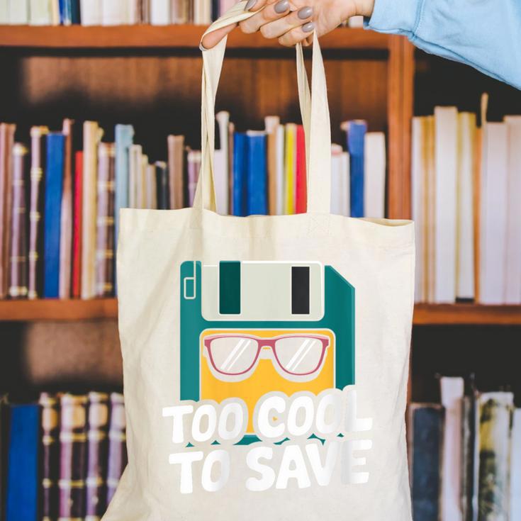 Floppy Disk Retro Tech Nostalgia Old School Computing Humor Canvas Tote Bag