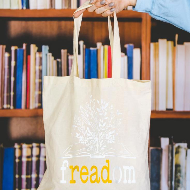Freadom Freedom Read Banned Books Librarians Canvas Tote Bag Freadom Freedom Read Banned Books Librarians Canvas Tote Bag
