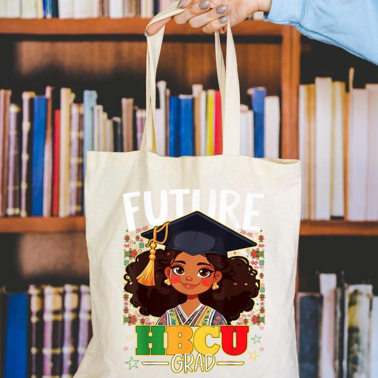 Future HBCU Grad Afro Girl College Graduation Kids Canvas Tote Bag