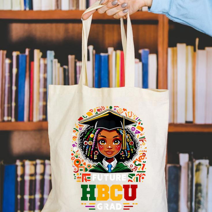 Future HBCU Grad Graduation Students Girl Kids Canvas Tote Bag