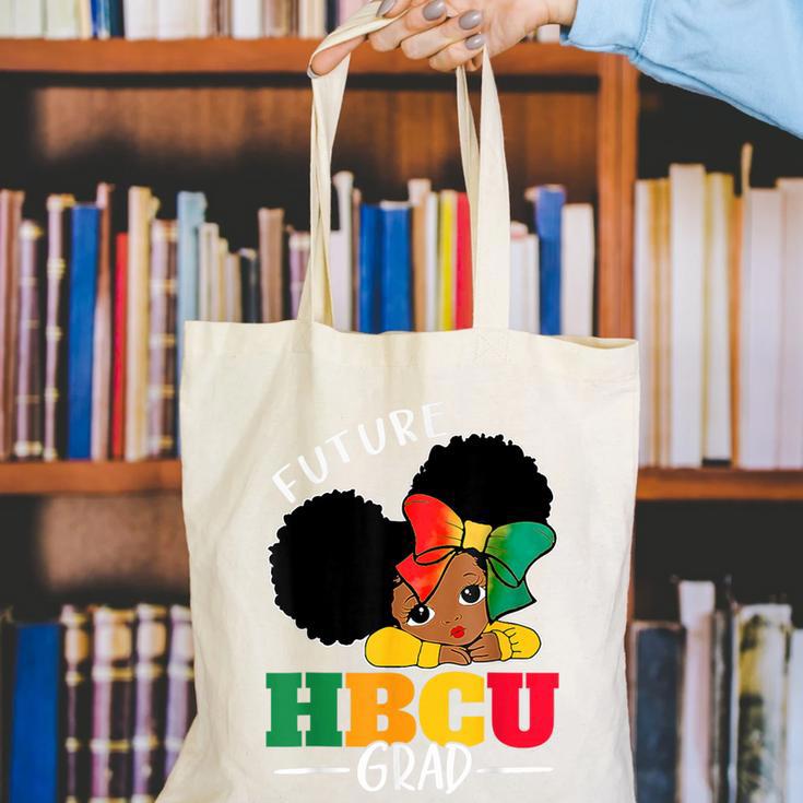 Future HBCU Grad History Girl Graduation HBCU Kids Canvas Tote Bag