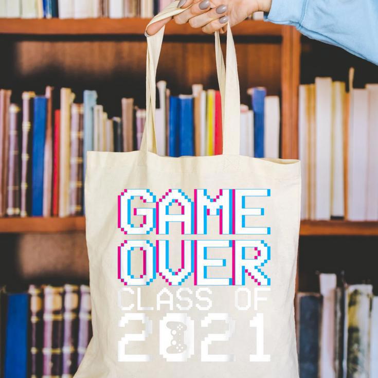 Game Over Class Of 2021 Video Games Graduation Gamer Canvas Tote Bag