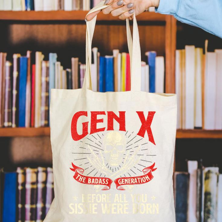 Gen X The Badass Generation Generation X Gen Xer Nostalgia Canvas Tote Bag