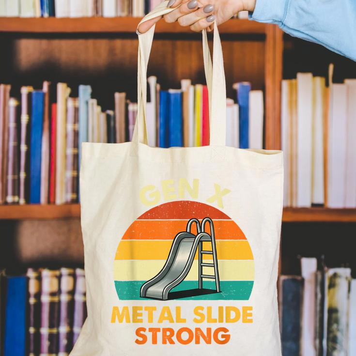 Gen X Slide Strong Generation X Gen Xer Nostalgia Canvas Tote Bag Gen X Slide Strong Generation X Gen Xer Nostalgia Canvas Tote Bag