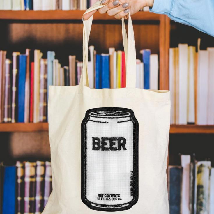 Generic Beer 1980s 80s Nostalgia Canvas Tote Bag