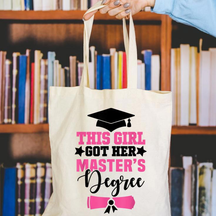 This Girl Got Her Masters Degree Graduation Mastered It 2024 Canvas Tote Bag
