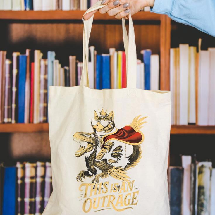 Goddammit Donut Book Lover For Men Woman Canvas Tote Bag