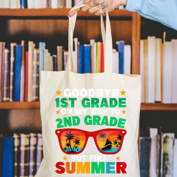 Goodbye 1st Grade First Summer Graduation Last Day Boys Canvas Tote Bag