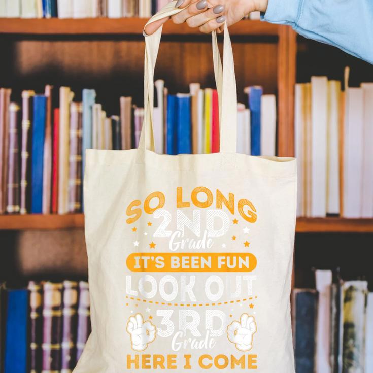 Grade So Long Second Grade It's Been Fun Graduation 2019 Canvas Tote Bag