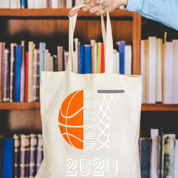 Graduate Senior Class 2020 Graduation Basketball Player Canvas Tote Bag