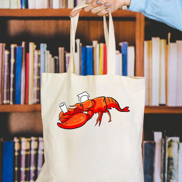 Graduation Bachelor Master Doctor PhD Study School Lobster Canvas Tote Bag