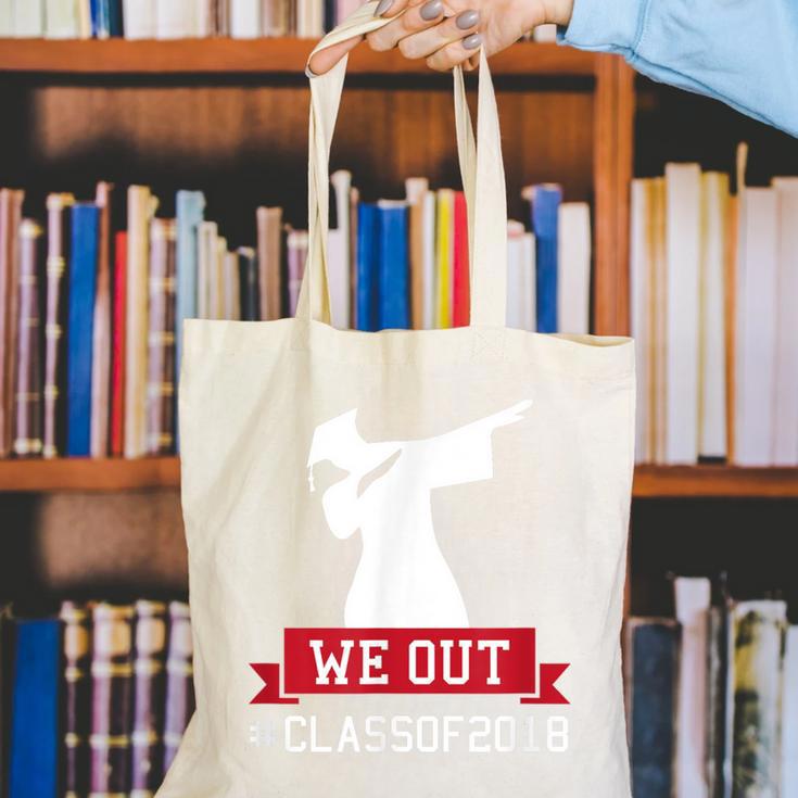Graduation Class 2018 Dabbing College Grad Shirt Canvas Tote Bag