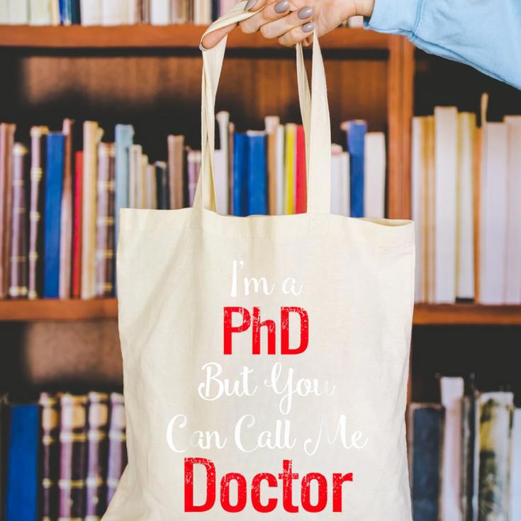 Graduation Gifts For Doctor Him Or Her Tee Shirt Canvas Tote Bag