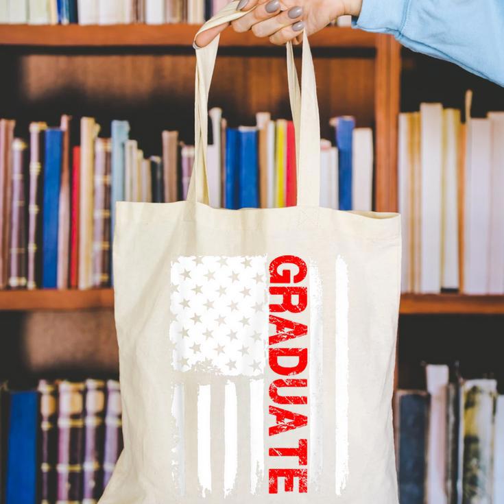 Graduation High School College Flag GraduateShirt 2018 Canvas Tote Bag