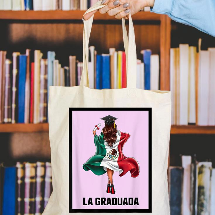 Graduation Latina Educated La Graduada Mexican Bingo Card Canvas Tote Bag