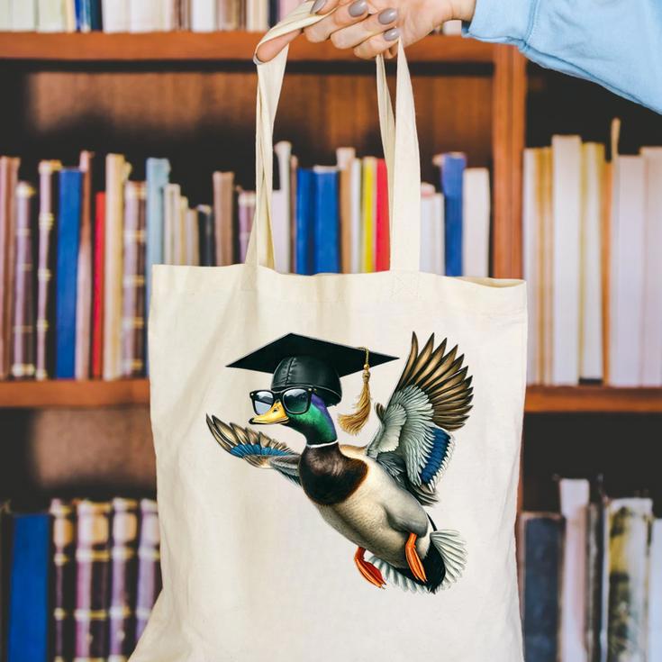 Graduation Mallard Duck Hunter Hunting Season Grad Hunting Canvas Tote Bag
