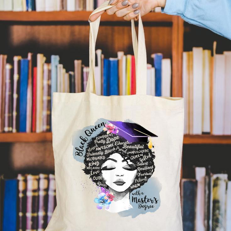 Graduation Masters Degree Woman Queen Graduate 2025 Canvas Tote Bag