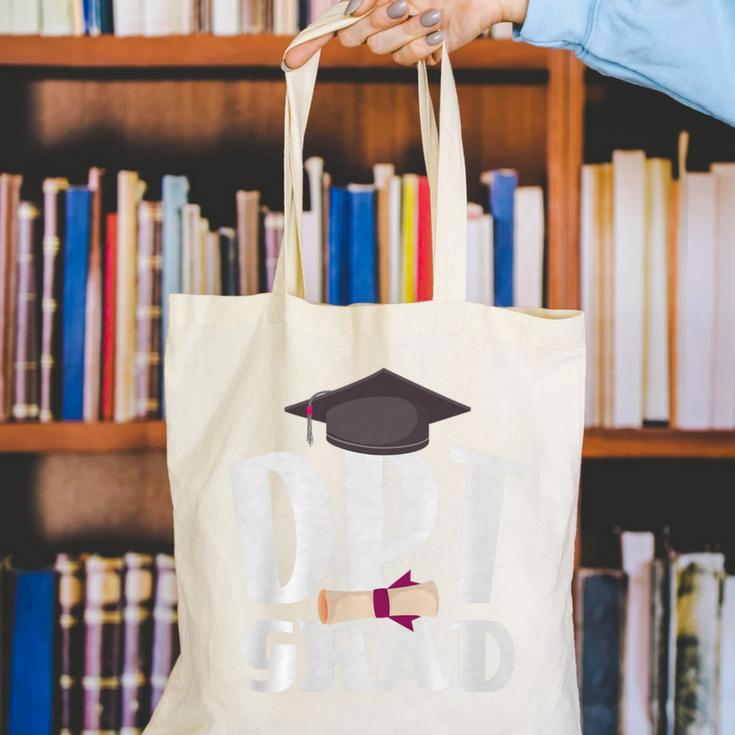 Graduation Physical Therapist Doctor Of PT DPT Canvas Tote Bag