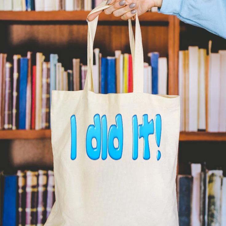 I Did It Graduation Shirt For Graduates And Proud Parents Canvas Tote Bag