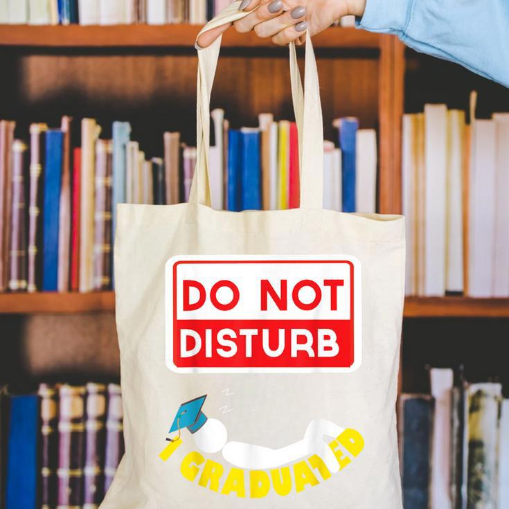 Graduation Shirt High School And College Sleepy Graduates Canvas Tote Bag