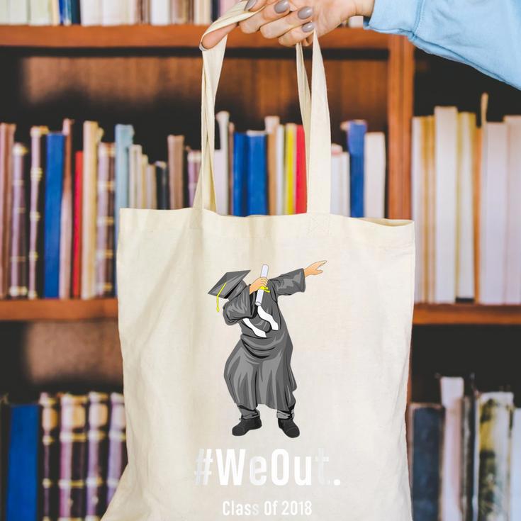 Graduation T-Shirt Dabbing Graduation We Out Class Of 2018 Canvas Tote Bag