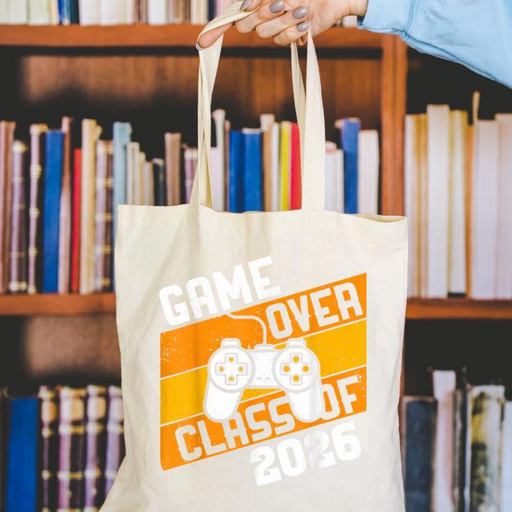 Graduation Video Gamer Game Over Class Of 2026 Senior Canvas Tote Bag