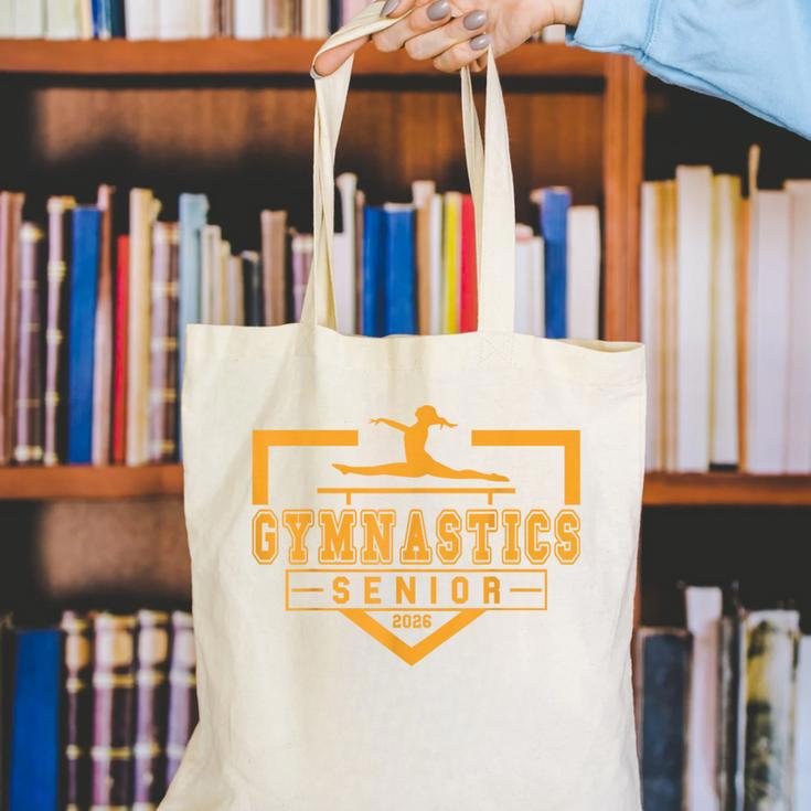 Gymnastics Senior Night Gymnastics Senior 2026 Graduation 14 Canvas Tote Bag