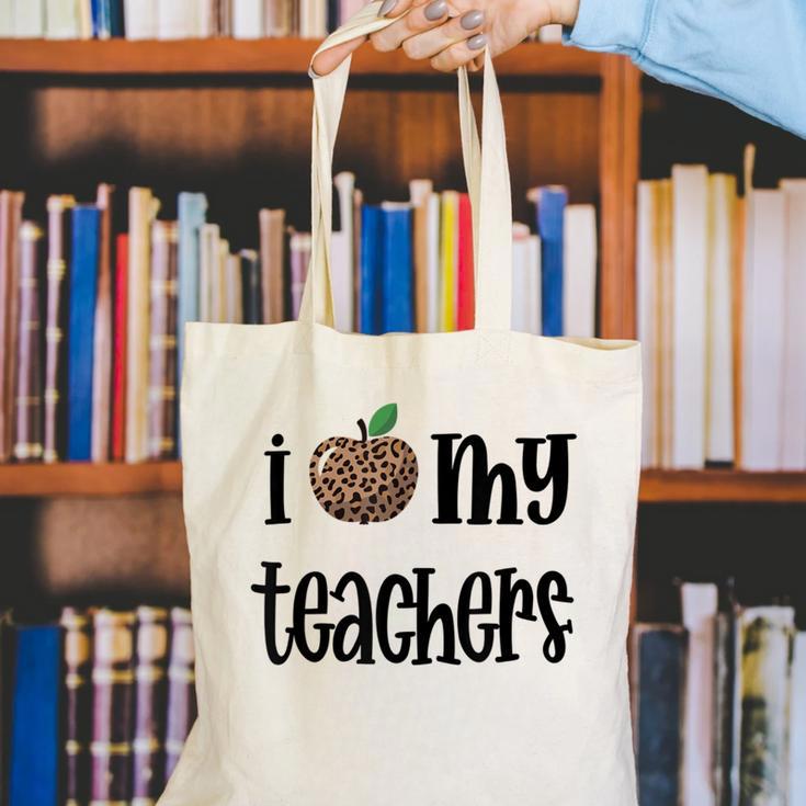 I Heart My Teachers I Love My Teachers Graduation Kids Teens Canvas Tote Bag