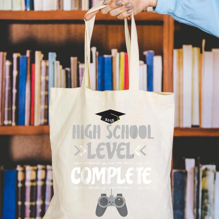 High School Graduation Shirt Video Gamer Graduation Canvas Tote Bag