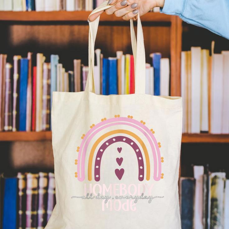 Homebody Introvert Homebody Mode Everyday Canvas Tote Bag Homebody Introvert Homebody Mode Everyday Canvas Tote Bag
