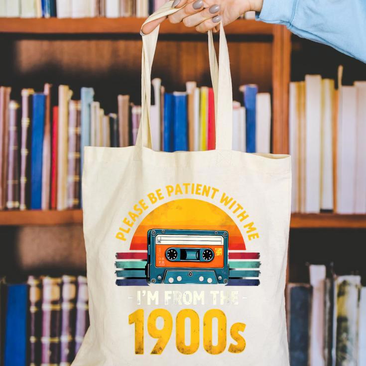 Humor Daddy I'm From The 1900s Canvas Tote Bag