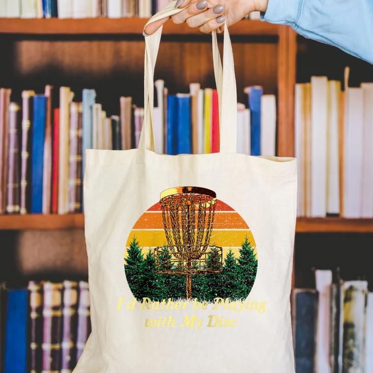 Id Rather Be Playing With My Disc Introvert Disc Golf Raglan Baseball Tee Canvas Tote Bag Id Rather Be Playing With My Disc Introvert Disc Golf Raglan Baseball Tee Canvas Tote Bag