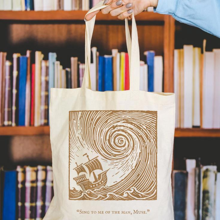 Iliad Odyssey Homer Ancient Greek History Book Odyssey Canvas Tote Bag Iliad Odyssey Homer Ancient Greek History Book Odyssey Canvas Tote Bag