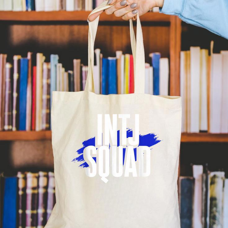 INTJ Personality Shy Introvert Overthinking Introverted Canvas Tote Bag INTJ Personality Shy Introvert Overthinking Introverted Canvas Tote Bag