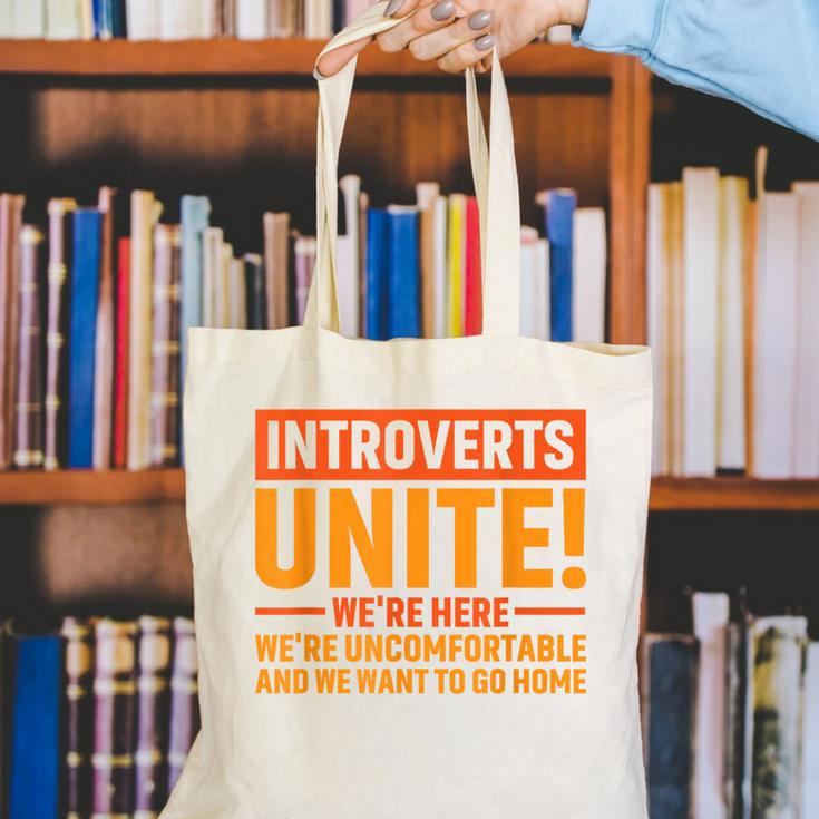 Introvert Antisocial Sarcasm Introverts Unite Anti Social Canvas Tote Bag Introvert Antisocial Sarcasm Introverts Unite Anti Social Canvas Tote Bag