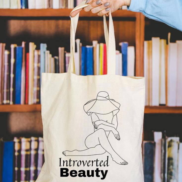 Introvert Health Aware Acceptance Beauty Art Canvas Tote Bag Introvert Health Aware Acceptance Beauty Art Canvas Tote Bag