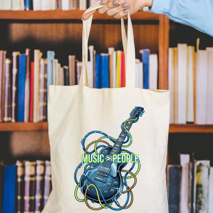 Introvert Music Lover Electric Guitar Rock Canvas Tote Bag Introvert Music Lover Electric Guitar Rock Canvas Tote Bag