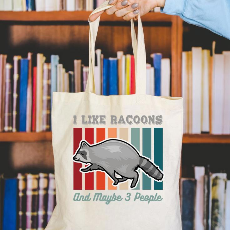 Introvert Raccoon Animal Lover Trash Panda Antisocial Retro Canvas Tote Bag Introvert Raccoon Animal Lover Trash Panda Antisocial Retro Canvas Tote Bag